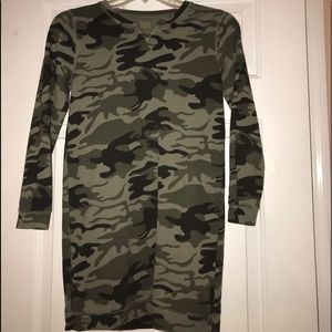 Juniors camo dress